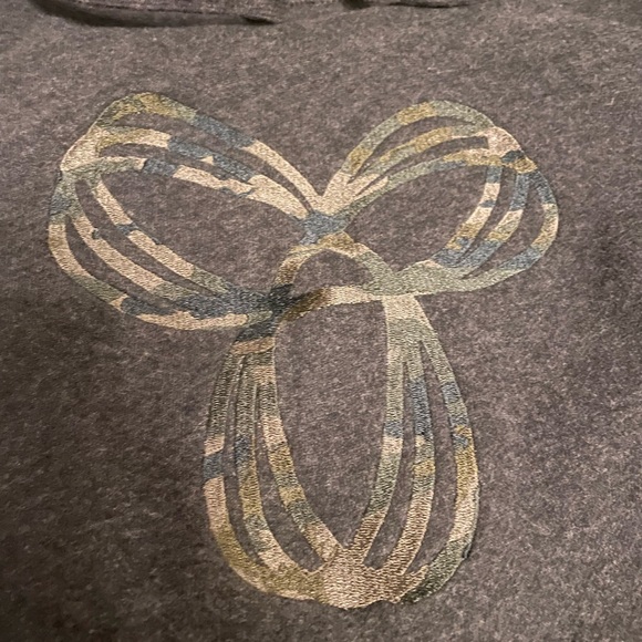 TNA Gray with Camo Logo Baltic Hoodie size Small - Picture 4 of 7